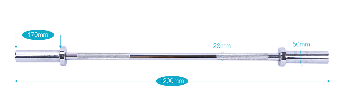 BARRA OLÍMPICA CORTA 10KG LP8054 - Imagen 2
