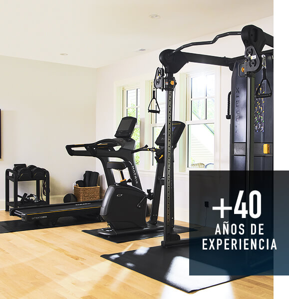 Gym implementado en casa